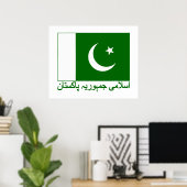 pakistanische Flagge Poster (Heimbüro)