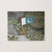 pakistanische Flagge Puzzle (Horizontal)