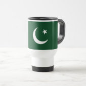 pakistanische Flagge Reisebecher (VorderseiteRechts)