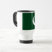 pakistanische Flagge Reisebecher (Vorderseite Links)