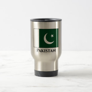 pakistanische Flagge Reisebecher