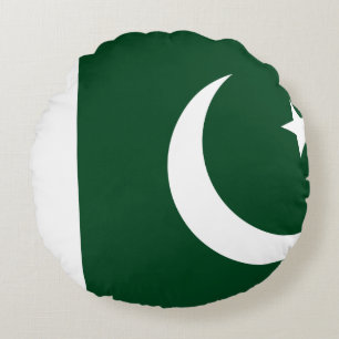 pakistanische Flagge Rundes Kissen