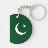 pakistanische Flagge Schlüsselanhänger (Rückseite)