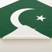 pakistanische Flagge Sherpadecke (3/4)