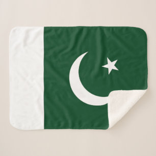 pakistanische Flagge Sherpadecke