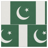 pakistanische Flagge Stoff (Nahaufnahme)
