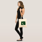 pakistanische Flagge Tragetasche (Vorderseite (Model))