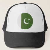 pakistanische Flagge Truckerkappe (Vorderseite)