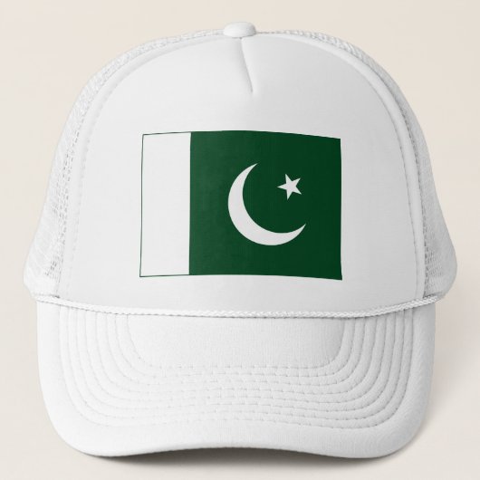pakistanische Flagge Truckerkappe (Vorderseite)