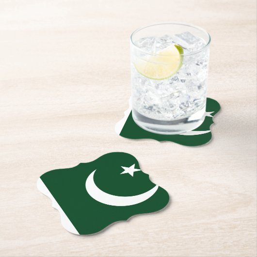 pakistanische Flagge Untersetzer (Vor Ort)