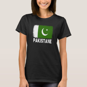 Pakistanische Flagge unterstützt pakistanische Vol T-Shirt