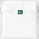 Pakistanische Flaggenkennzeichnung Runder Aufkleber (Tasche)