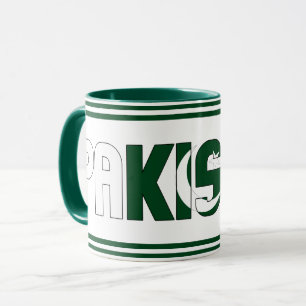 Pakistanische Inseln Nationalflagge Patriotischer  Tasse