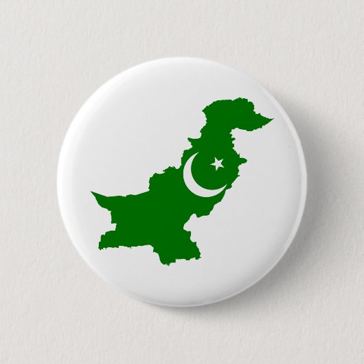 Pakistanische Karte Button (Vorderseite)