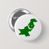 Pakistanische Karte Button (Vorne & Hinten)
