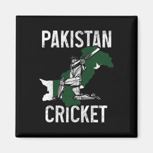 Pakistanischer Cricket-Spieler pakistanische Flagg Magnet