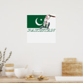Pakistanischer Cricket-Spieler Poster (Küche)