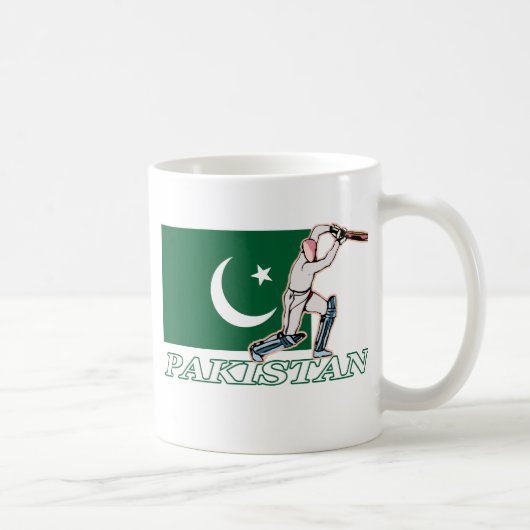 Pakistanischer Kricket-Spieler Kaffeetasse (Rechts)