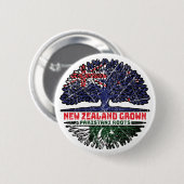 Pakistanischer Neuseeländer Neuseeländischer Baum Button (Vorne & Hinten)