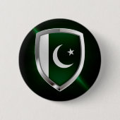 pakistanisches Emblem Button (Vorderseite)