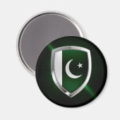 pakistanisches Emblem Magnet (Vorderseite/Rückseite)