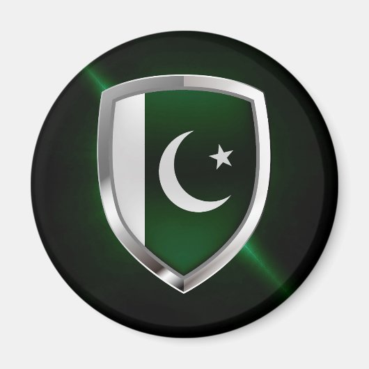 pakistanisches Emblem Magnet (Vorne)