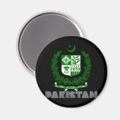 pakistanisches Emblem Magnet (Vorderseite/Rückseite)