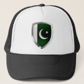 pakistanisches Emblem Truckerkappe (Vorderseite)
