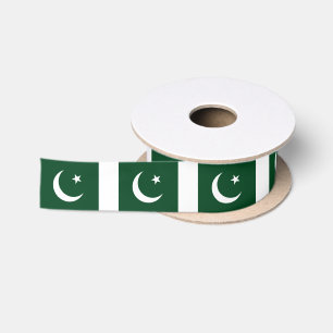 Pakistanisches Flaggenband Satinband