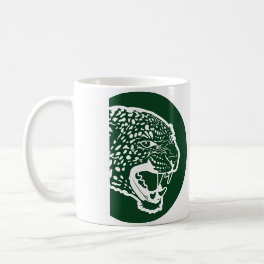 Pakistans Leopard-Nationalflagge Kaffeetasse (Links)