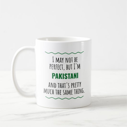 Pakistans Tasse für Kaffee (Links)