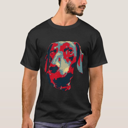 Pakopaka Dackel Achim Head T-Shirt (Vorderseite)