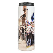 Pakt mit dem Teufel - Paris Roubaix 2018 Thermosbecher (Rückseite)