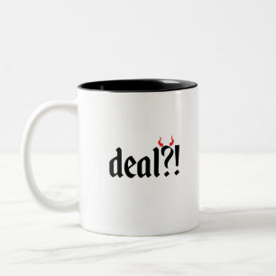 Pakt mit dem Teufel Zweifarbige Tasse