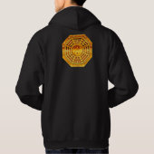 PaKua-Symbol - Gold Hoodie (Rückseite)