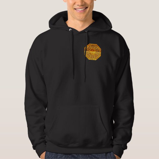 PaKua-Symbol - Gold Hoodie (Vorderseite)