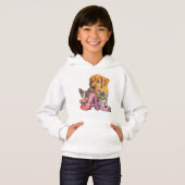 Pal Dog and Cats Plus Personalize Name  Hoodie (Vorne ganz)