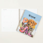 Pal Hund und Katzen plus personalisierter Name Planer (Anzeige)