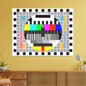 PAL-Prüfkarte Leinwanddruck (Insitu (Wohnzimmer))