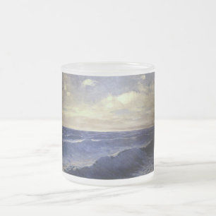 Pal Szinyei-Merse - Wasserwelle vintage. Gemälde Mattglastasse