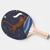 Pala de Ping Pong Animals Outer Space Tischtennis Schläger (Seitenansicht)