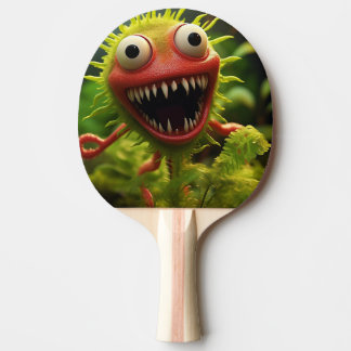 Pala de Ping Pong Monstruo Gracioso de Boca Grande Tischtennis Schläger