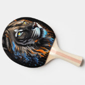 Pala de PIng Pong Rostro de León artístico Tischtennis Schläger (Seitenansicht)