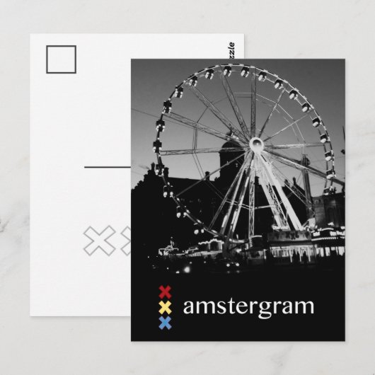 Palace Amsterdam Postkarte (Vorne/Hinten)