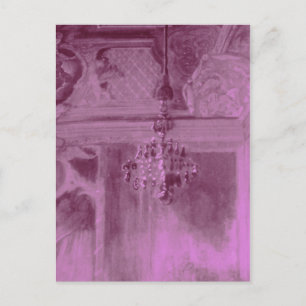 Palace Chandelier ~ Postcard / Einladung Postkarte