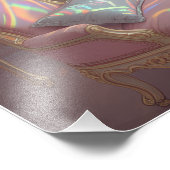 Palace Dreamscape Psychedelic Rococo Revival Mural Fotodruck (Ecke)