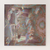 Palace Dreamscape Psychedelic Rococo Revival Mural Puzzle (Horizontal)