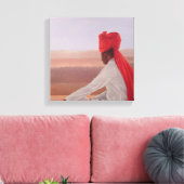 Palace Guard Jaipur Leinwanddruck (Insitu (Wohnzimmer))