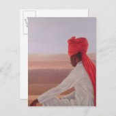 Palace Guard Jaipur Postkarte (Vorne/Hinten)