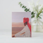 Palace Guard Jaipur Postkarte (Stehend Vorderseite)